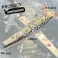 Battleship 3D metal puzzle collection by Piececool – military DIY warship model kits for adults and teens