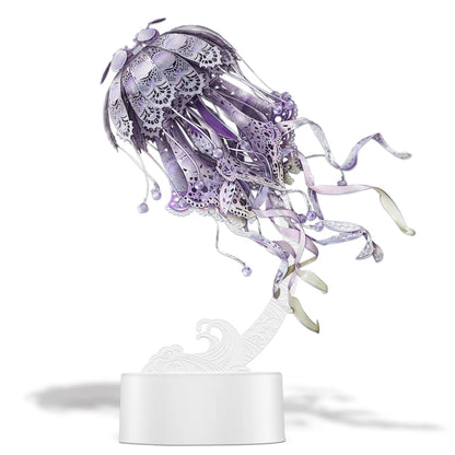 Colorful Jellyfish 3D Metal Puzzle | Piececool DIY Animal Model Kit – Relaxing Creative Gift for Adults & Teens