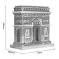 Famous Architecture 3D Metal Puzzle Set | Piececool DIY Building Model Kits – Creative Gifts for Adults & Teens