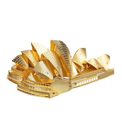 Famous Architecture 3D Metal Puzzle Set | Piececool DIY Building Model Kits – Creative Gifts for Adults & Teens