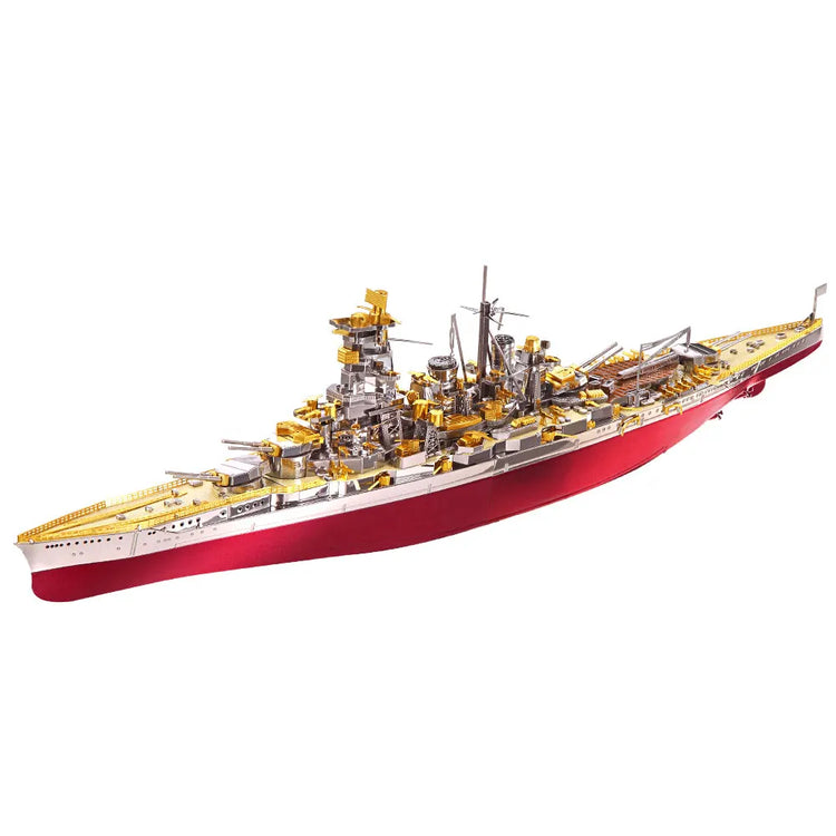 Battleship 3D metal puzzle collection by Piececool – military DIY warship model kits for adults and teens