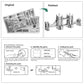 Famous Architecture 3D Metal Puzzle Set | Piececool DIY Building Model Kits – Creative Gifts for Adults & Teens