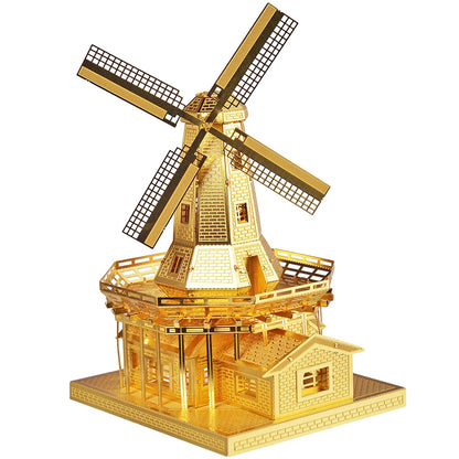 Famous Architecture 3D Metal Puzzle Set | Piececool DIY Building Model Kits – Creative Gifts for Adults & Teens
