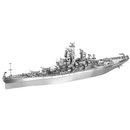 Battleship 3D metal puzzle collection by Piececool – military DIY warship model kits for adults and teens