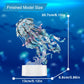 Colorful Jellyfish 3D Metal Puzzle | Piececool DIY Animal Model Kit – Relaxing Brain Teaser for Adults & Teens