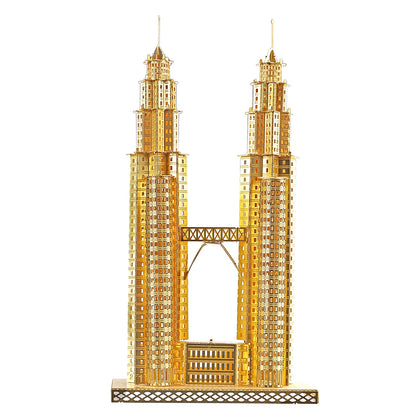 Famous Architecture 3D Metal Puzzle Set | Piececool DIY Building Model Kits – Creative Gifts for Adults & Teens
