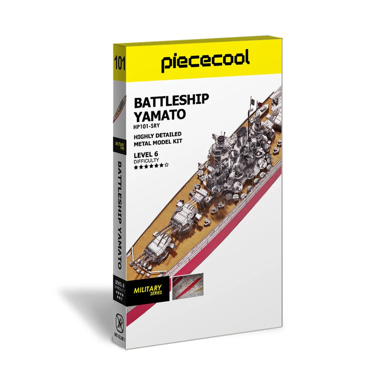 Battleship 3D metal puzzle collection by Piececool – military DIY warship model kits for adults and teens