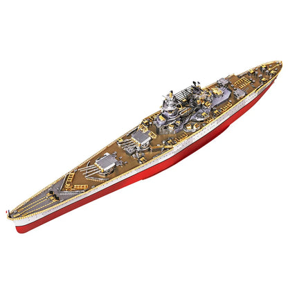 Battleship 3D metal puzzle collection by Piececool – military DIY warship model kits for adults and teens