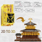Famous Buildings 3D Metal Puzzle Set | Piececool DIY Architectural Model Kits – Notre-Dame, Himeji-jo, Eiffel Tower & More