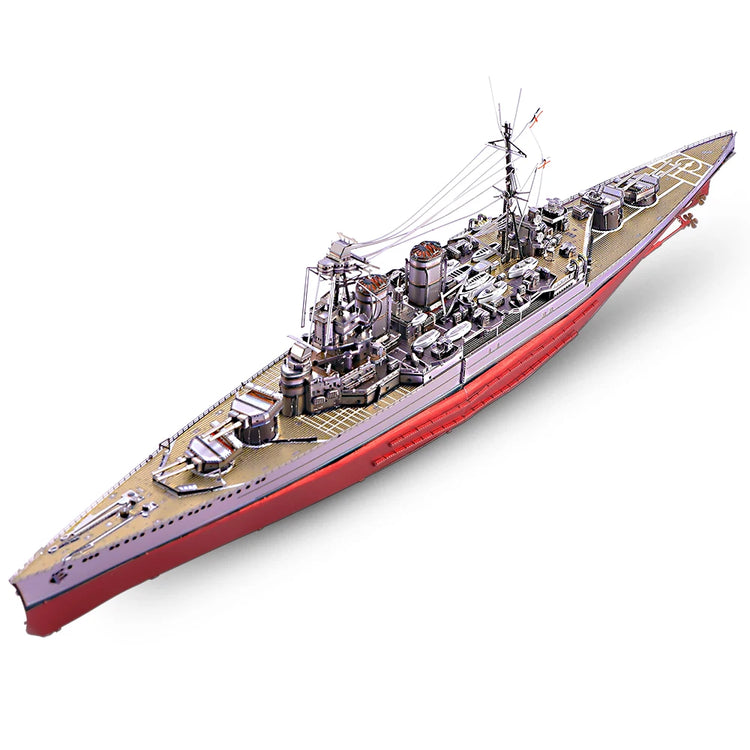 Battleship 3D metal puzzle collection by Piececool – military DIY warship model kits for adults and teens