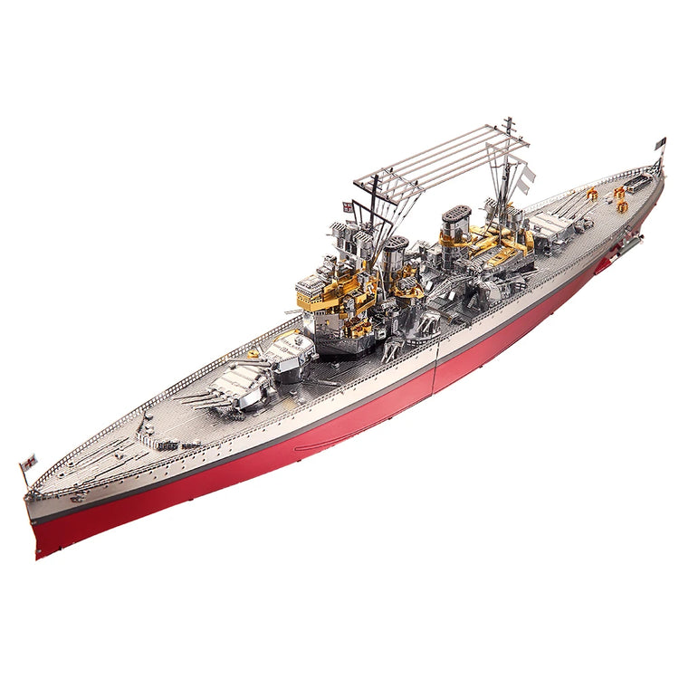Battleship 3D metal puzzle collection by Piececool – military DIY warship model kits for adults and teens