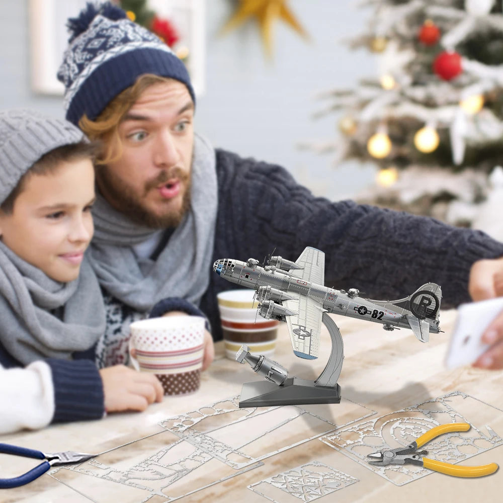 Piececool Fighter Aircraft & Helicopter 3D metal puzzle collection – aviation model kits for adults and teens