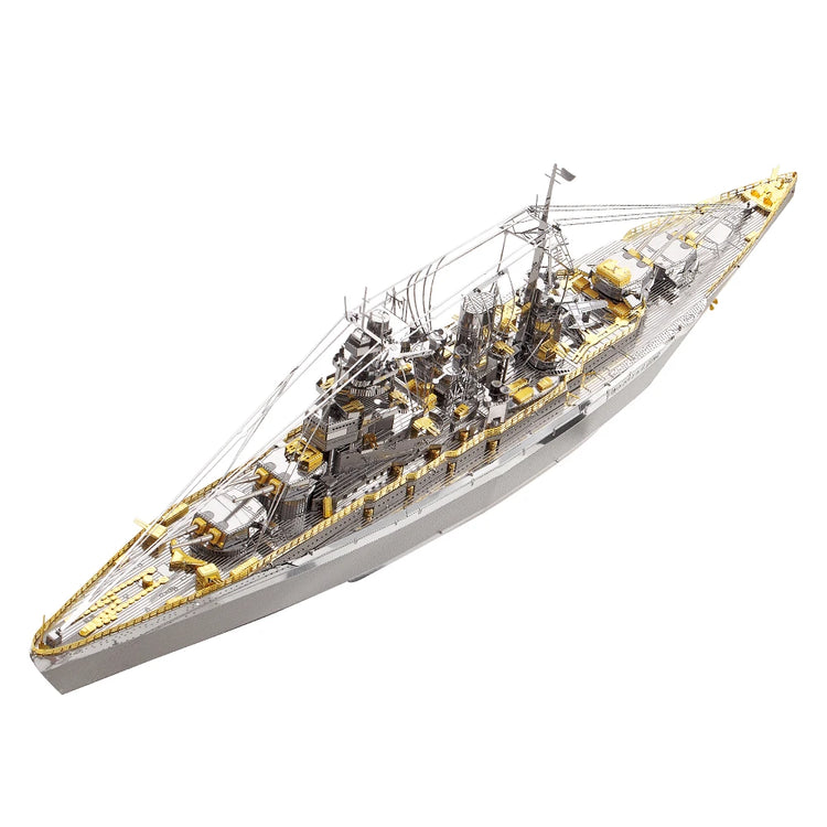 Battleship 3D metal puzzle collection by Piececool – military DIY warship model kits for adults and teens
