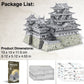 Famous Buildings 3D Metal Puzzle Set | Piececool DIY Architectural Model Kits – Notre-Dame, Himeji-jo, Eiffel Tower & More