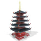 Famous Buildings 3D Metal Puzzle Set | Piececool DIY Architectural Model Kits – Notre-Dame, Himeji-jo, Eiffel Tower & More