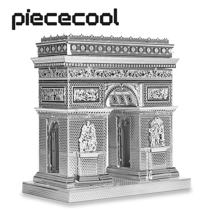 Arc de Triomphe 3D metal puzzle by Piececool – DIY architectural model kit for adults and teens