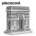 Arc de Triomphe 3D metal puzzle by Piececool – DIY architectural model kit for adults and teens