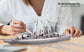 Battleship Bismarck 3D metal puzzle by Piececool – military DIY model kit for adults and teens