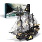 Black Pearl Pirate Ship 3D metal puzzle by Piececool – DIY model kit for teens and adults
