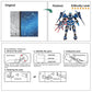 Blue Magnetic Rotation 3D metal puzzle by Piececool – DIY model kit for teens and adults