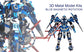 Blue Magnetic Rotation 3D metal puzzle by Piececool – DIY model kit for teens and adults