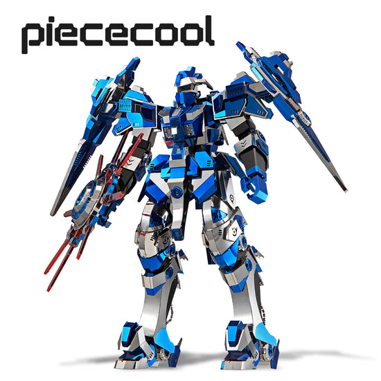 Blue Magnetic Rotation 3D metal puzzle by Piececool – DIY model kit for teens and adults