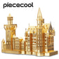 Castle 3D metal puzzle by Piececool – elegant architectural DIY model kit for teens and adults