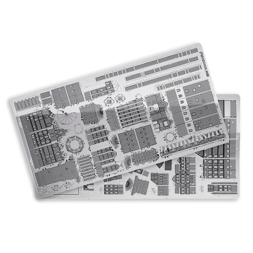 Castle 3D metal puzzle by Piececool – elegant architectural DIY model kit for teens and adults