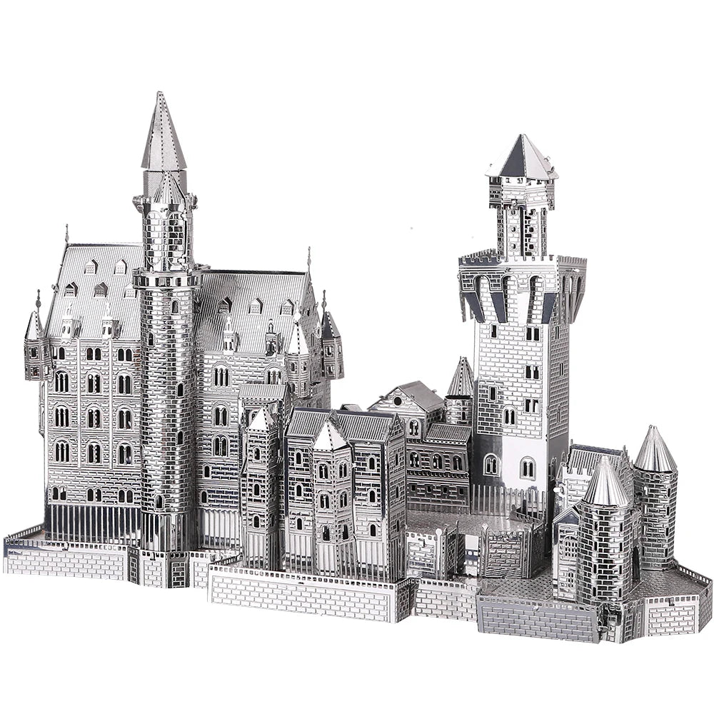 Castle 3D metal puzzle by Piececool – elegant architectural DIY model kit for teens and adults
