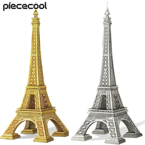 Eiffel Tower 3D metal puzzle by Piececool – DIY architectural model kit for adults and teens