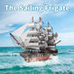 Sailing frigate 3D metal puzzle by Piececool – boat model kit for teens and adults