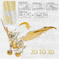 Glorystrom Gold Dragon 3D metal puzzle – Piececool DIY fantasy kit