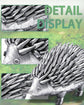 Hedgehog 3D metal puzzle by Piececool – DIY brain teaser model kit