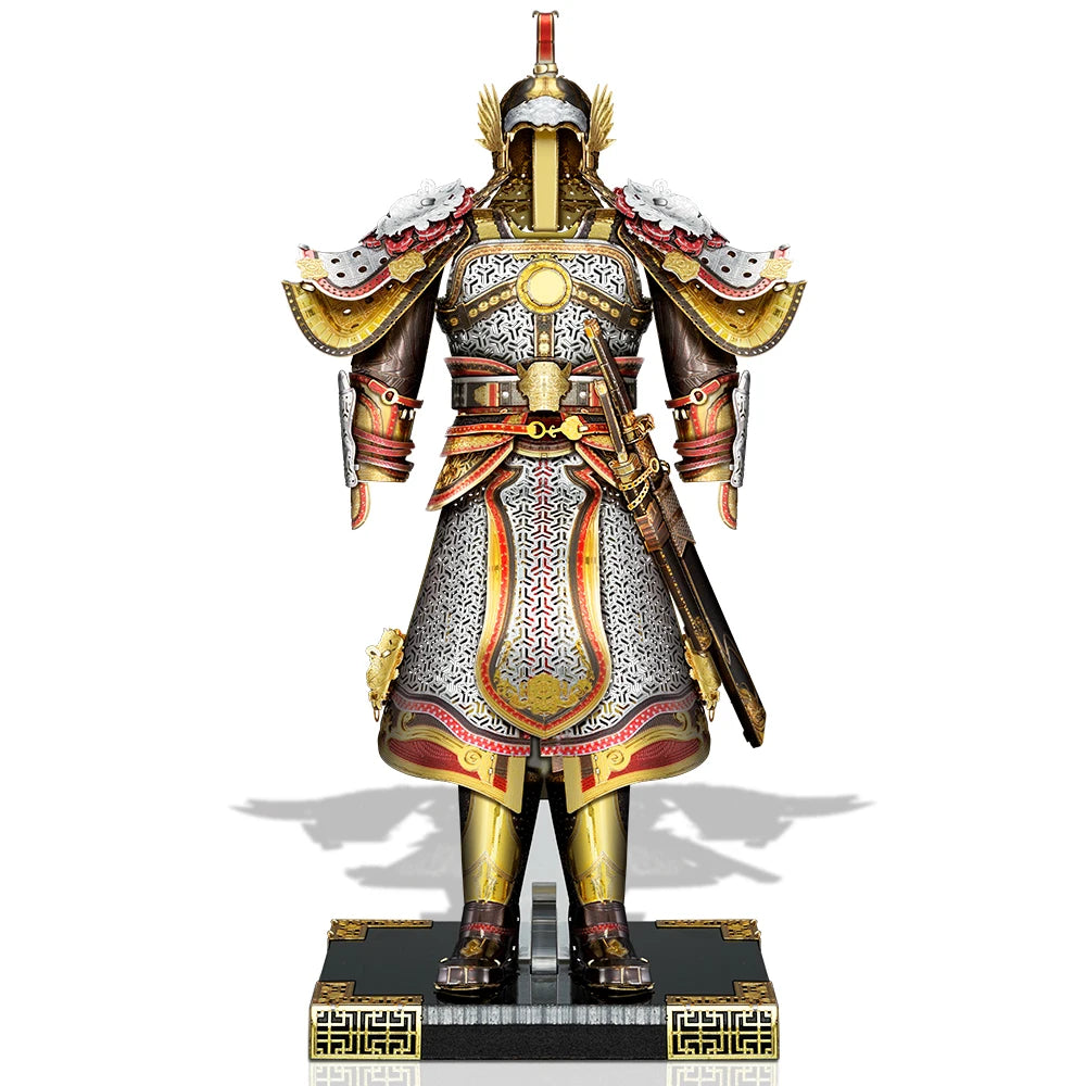 helmet and armor 3D metal puzzle by Piececool – DIY collectible model