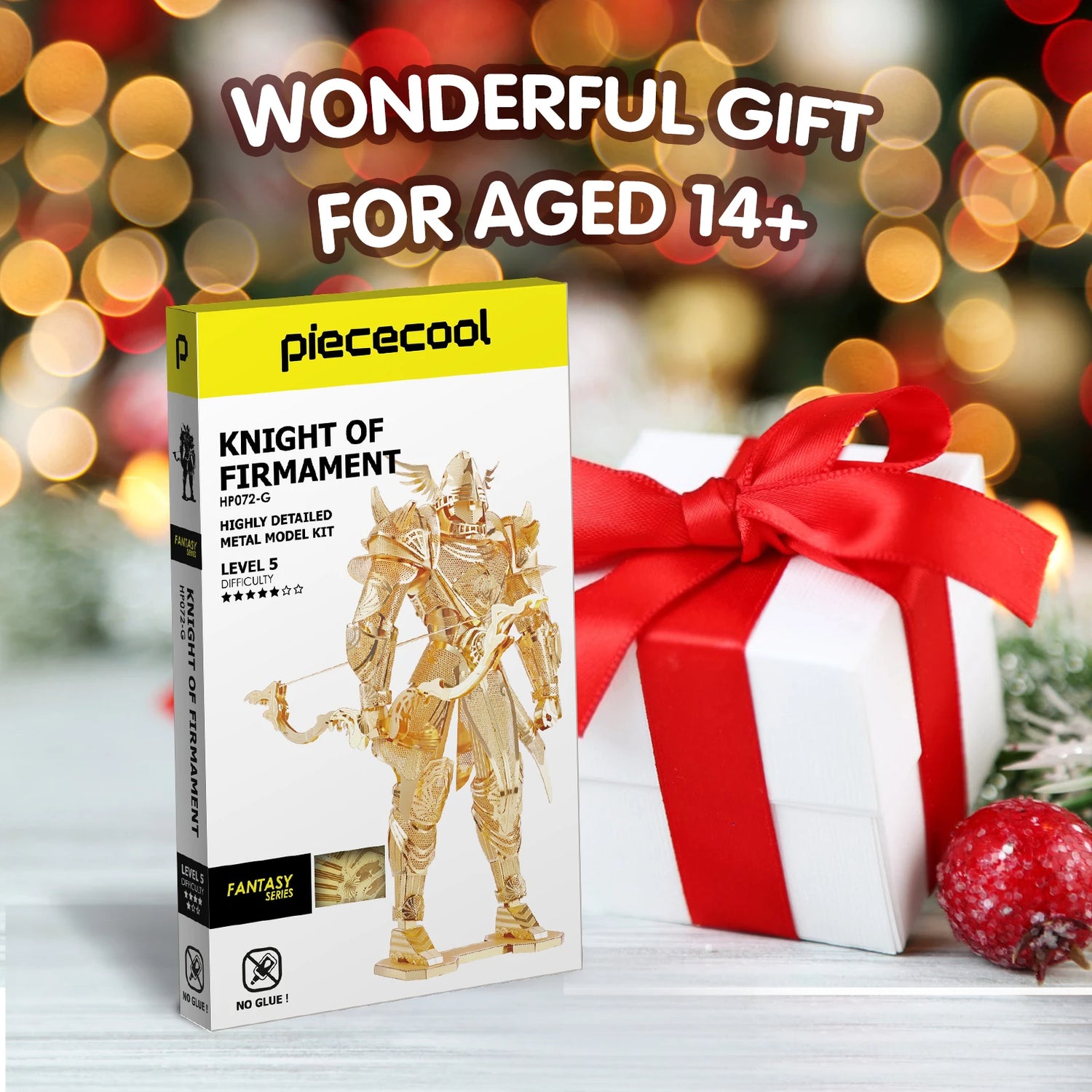Knight of Firmament 3D metal puzzle by Piececool – DIY model kit for teens and adults