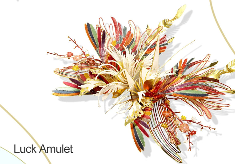 One Thousand Origami Cranes Amulet 3D metal puzzle series by Piececool – DIY model kits for adults and teens