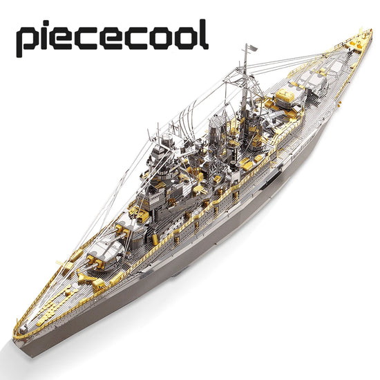 Nagato-Class Battleship 3D metal puzzle by Piececool – military DIY model kit for adults and teens
