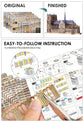Notre Dame Cathedral 3D metal puzzle by Piececool – DIY architectural model kit for adults and teens