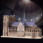 Notre Dame de Paris 3D metal puzzle by Piececool – purple DIY architectural model kit