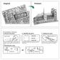 Notre Dame de Paris 3D metal puzzle by Piececool – silver DIY architectural model kit