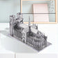 Notre Dame de Paris 3D metal puzzle by Piececool – silver DIY architectural model kit