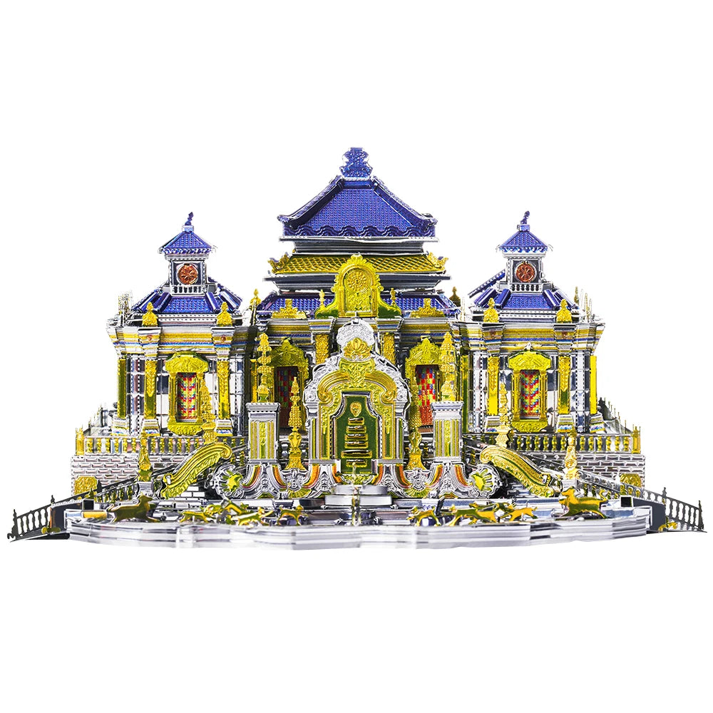 The Old Summer Palace 3D metal puzzle by Piececool – DIY architectural model kit for adults and teens