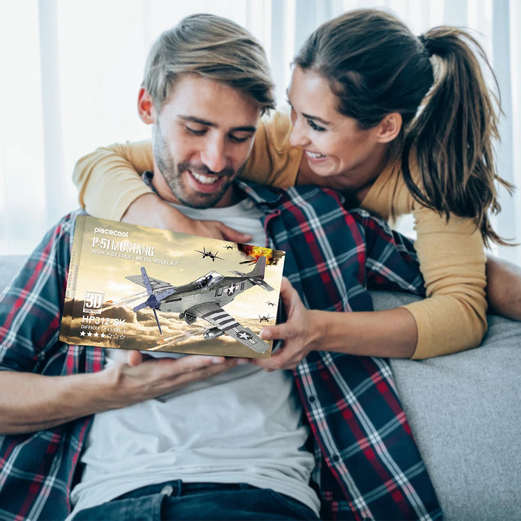 Piececool Fighter Aircraft & Helicopter 3D metal puzzle collection – aviation model kits for adults and teens