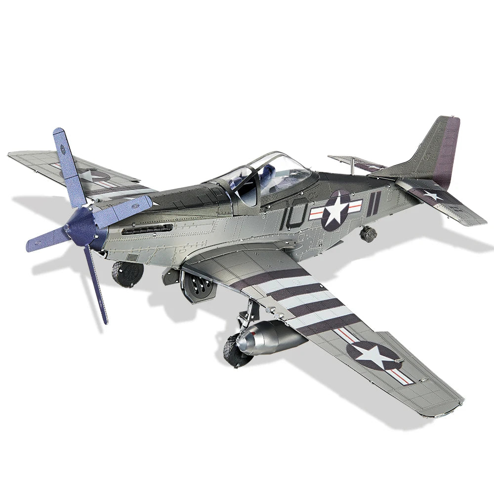 Piececool Fighter Aircraft & Helicopter 3D metal puzzle collection – aviation model kits for adults and teens