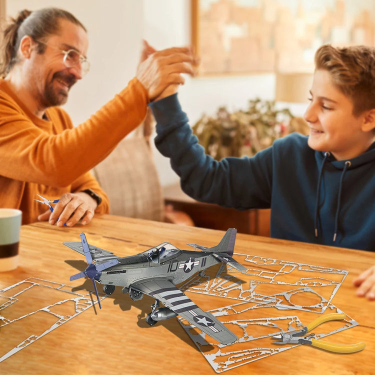 Piececool Fighter Aircraft & Helicopter 3D metal puzzle collection – aviation model kits for adults and teens