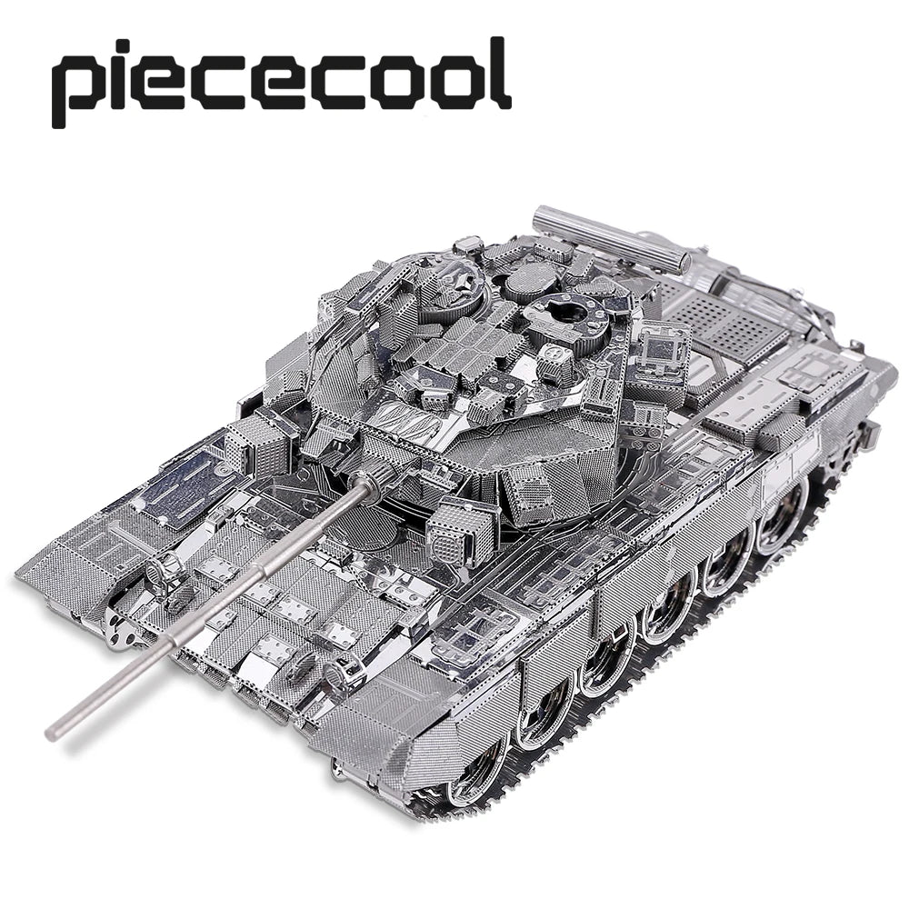 T-90A tank 3D metal puzzle by Piececool – military model kit for teens and adults
