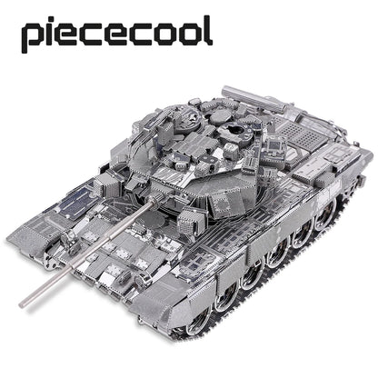 T-90A tank 3D metal puzzle by Piececool – military model kit for teens and adults