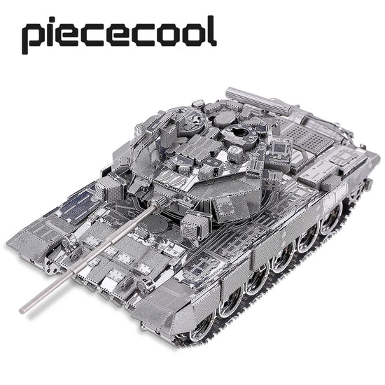 T-90A tank 3D metal puzzle by Piececool – military model kit for teens and adults