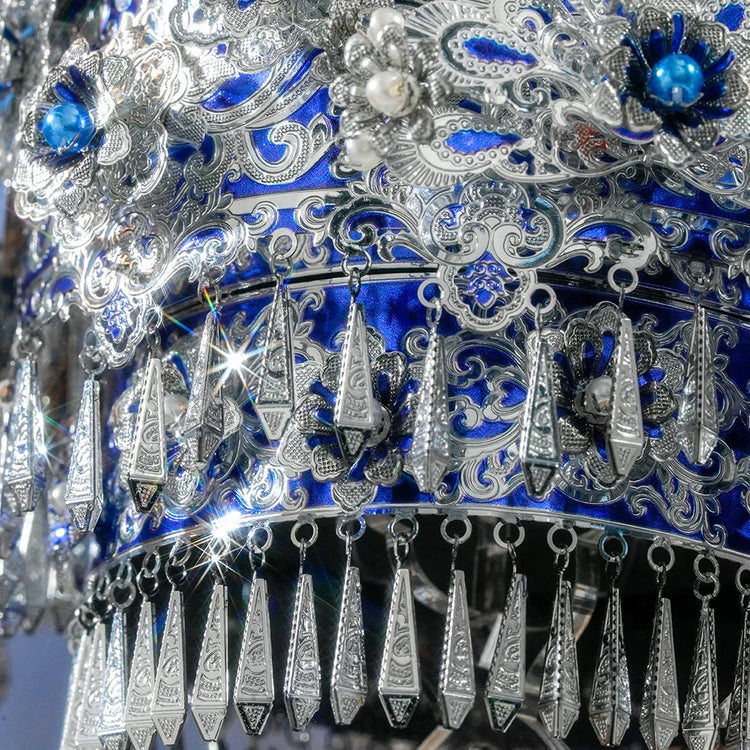 Tiara-Miao 3D Metal Puzzle – Piececool DIY Crown with Tassels Model Kit