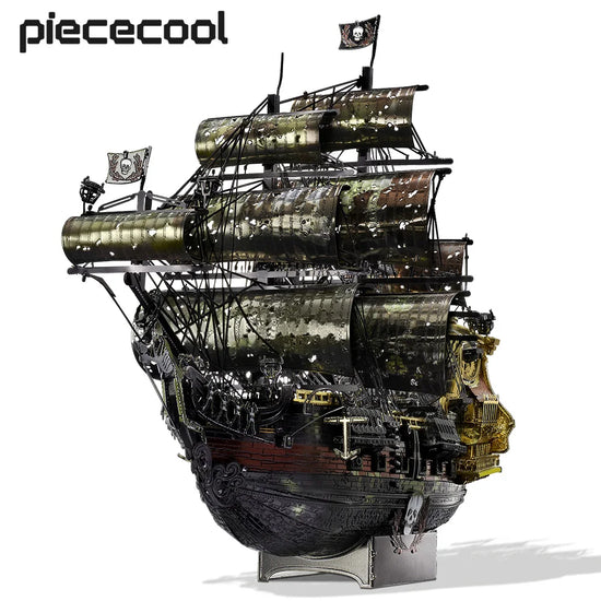 Queen Anne’s Revenge 3D metal puzzle by Piececool – pirate ship model kit for teens and adults